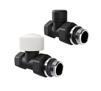 Набор термостатический прямой Royal Thermo Design 1/2 M30x1,5 Черный НС-1640378