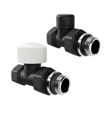 Набор термостатический прямой Royal Thermo Design 1/2 M30x1,5 Черный НС-1640378