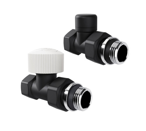 Набор термостатический прямой Royal Thermo Design 1/2 M30x1,5 Черный НС-1640378