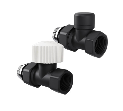 Набор термостатический прямой Royal Thermo Design 1/2 M30x1,5 Черный НС-1640378