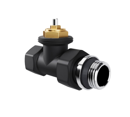 Набор термостатический прямой Royal Thermo Design 1/2 M30x1,5 Черный НС-1640378