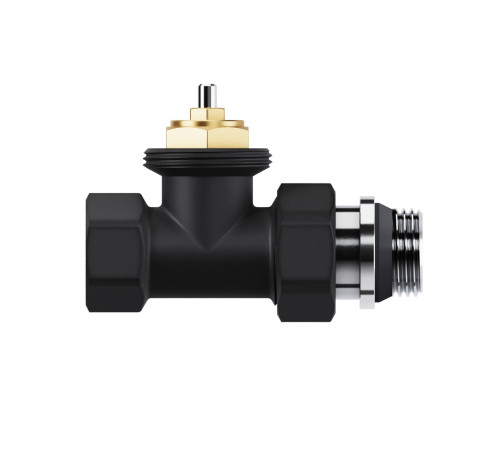 Набор термостатический прямой Royal Thermo Design 1/2 M30x1,5 Черный НС-1640378