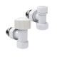 Набор термостатический угловой Royal Thermo Design 1/2 M30x1.5 белый НС-1640379