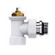 Набор термостатический угловой Royal Thermo Design 1/2 M30x1.5 белый НС-1640379