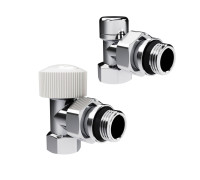 Набор термостатический угловой Royal Thermo Design 1/2 M30x1.5 хром НС-1640380