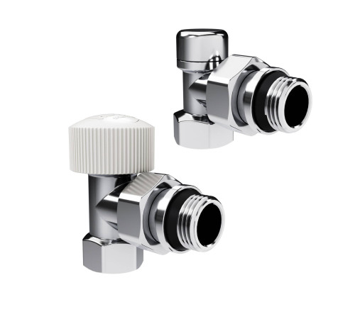 Набор термостатический угловой Royal Thermo Design 1/2 M30x1.5 хром НС-1640380
