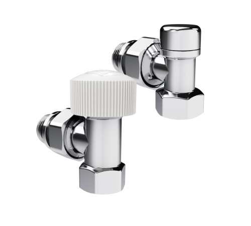Набор термостатический угловой Royal Thermo Design 1/2 M30x1.5 хром НС-1640380