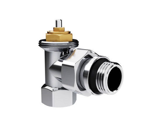 Набор термостатический угловой Royal Thermo Design 1/2 M30x1.5 хром НС-1640380