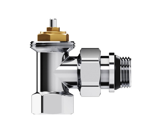 Набор термостатический угловой Royal Thermo Design 1/2 M30x1.5 хром НС-1640380