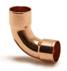 Отвод 90° медный двухраструбный под пайку Nika 7/8 (22.22 мм) 1635599