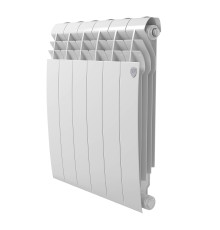 Радиатор биметаллический Royal Thermo BILINER 500 6 секций боковое подключение Белый НС-1682267