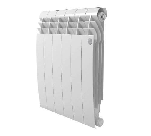 Радиатор биметаллический Royal Thermo BILINER 500 6 секций боковое подключение Белый НС-1682267