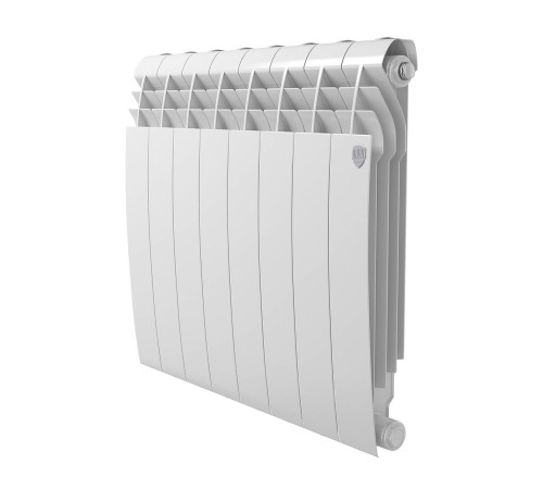 Радиатор биметаллический Royal Thermo BILINER 500 8 секций боковое подключение Белый НС-1682268
