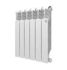 Радиатор биметаллический Royal Thermo Revolution B 500 6 секций боковое подключение 1682420