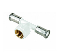 Тройник пресс HENCO ПВДФ ВР 16x1/2x16 15P-160416