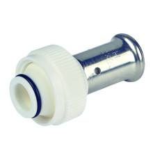 Пресс-фитинг HENCO PVDF с накидной гайкой Евроконус 16x3/4 15PK-1605