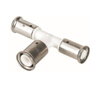 Тройник переходной Henco PVDF пресс 16х20х16 мм 15P-162016