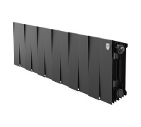 Радиатор биметаллический Royal Thermo PianoForte 200 12 секций боковое подключение черный 1682320