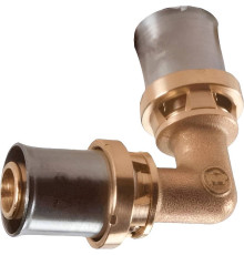 Угольник-пресс Giacomini латунь 26 мм RM122Y009