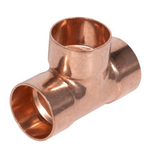 Тройник медный Sanha 1 1/8 (28.65 мм) под пайку 5130 118