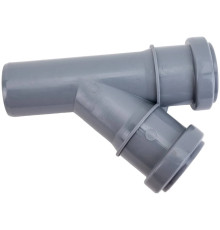 Тройник канализационный Политэк 40х40 мм 45° внутренний (25) 204045
