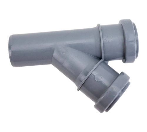 Тройник канализационный Политэк 40х40 мм 45° внутренний (25) 204045