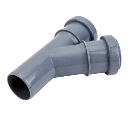 Тройник канализационный Политэк 40х40 мм 45° внутренний (25) 204045