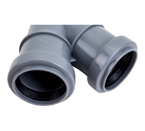 Тройник канализационный Политэк 40х40 мм 45° внутренний (25) 204045