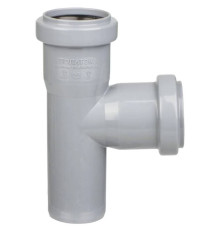 Тройник канализационный Политэк 40х40 мм 87.5° 1306905