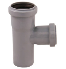 Тройник канализационный Политэк 50х40 мм 87.5° 1306907