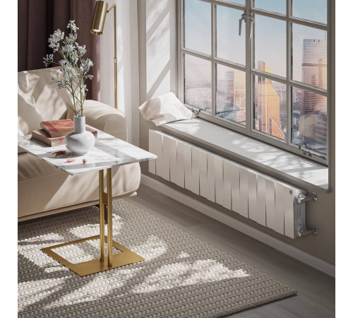 Радиатор биметаллический Royal Thermo PianoForte 200 Белый 18 секций боковое подключение НС-1682303