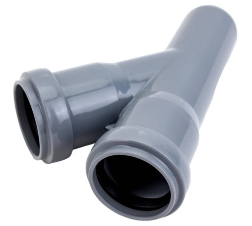 Тройник канализационный Политэк 32х32 мм 45° внутренний (40) 203245