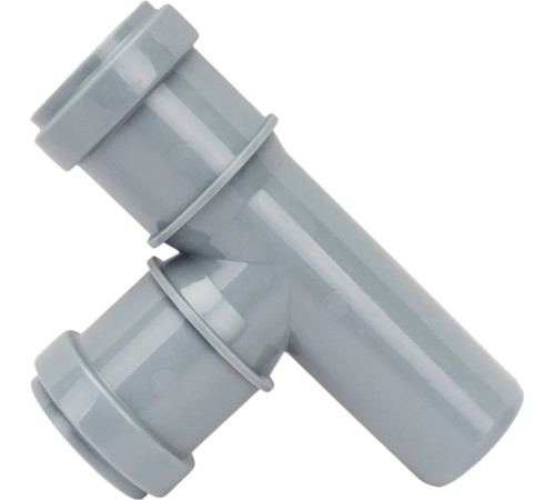 Тройник канализационный Политэк 32х32 мм 87.5° внутренний (40) 203287