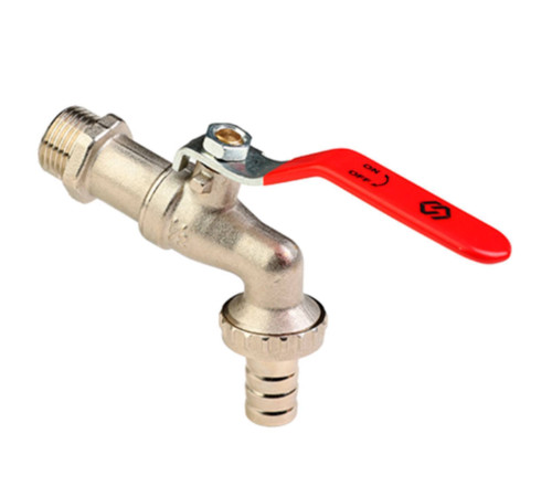 Кран шаровый водоразборный MVI 3/4 латунный рычаг BV.821.05