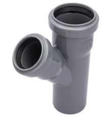 Тройник канализационный Политэк 50х40 мм 45° 1306908