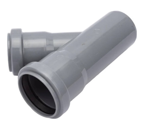 Тройник канализационный Политэк 50х40 мм 45° 1306908