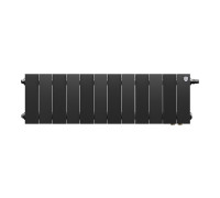 Радиатор биметаллический Royal Thermo PianoForte 200 Noir Sable 12 секц. нижнее подключение VDR80 1506327