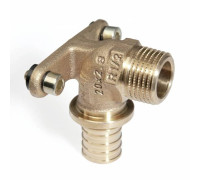 Угольник настенный REHAU RAUTITAN RX 20-R 1/2 наружная резьба бронза 13661061001