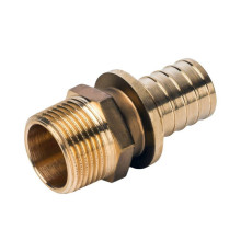 Муфта аксиальная переходная VARMEGA Slide-fit 16x3/4 НР латунь VM51212