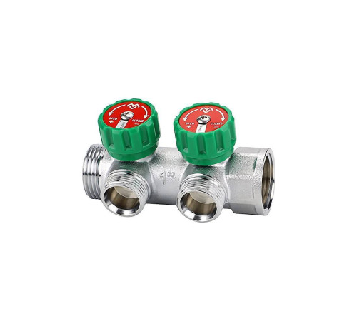 Коллектор регулирующий VARMEGA 1 2 выхода 3/4 EK хромированный VM14632