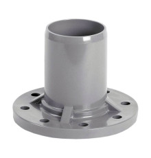 Патрубок ХЕМКОР гладкий с ПВХ фланцем 160х150 мм 1455301