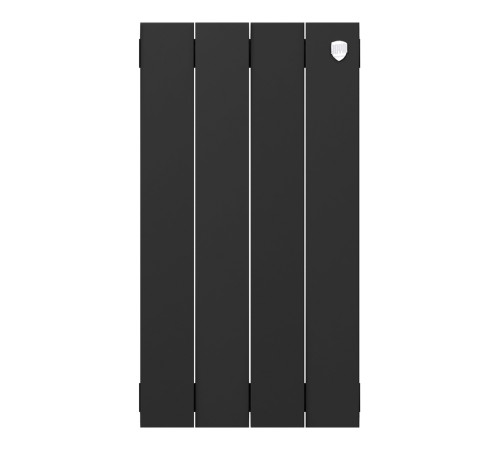 Радиатор биметаллический Royal Thermo PianoForte 500 4 секции боковое подключение Noir Sable 1682386