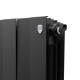 Радиатор биметаллический Royal Thermo PianoForte 500 4 секции боковое подключение Noir Sable 1682386
