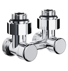 Узел нижнего подключения Royal Thermo Design угловой 1/2 x 3/4 EK хром RTE 07.00203