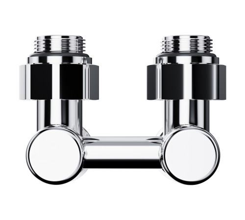 Узел нижнего подключения Royal Thermo Design угловой 1/2 x 3/4 EK хром RTE 07.00203
