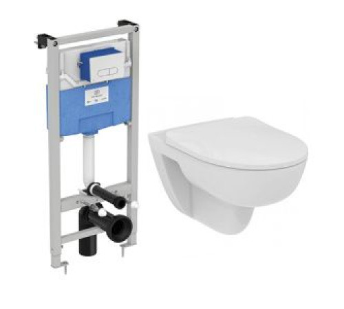 Комплект инсталляция Ideal Standard ProSys 120 M, кнопка Oleas M1 и унитаз i.life A TM0014