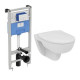 Комплект инсталляция Ideal Standard ProSys 120 M, кнопка Oleas M1 и унитаз i.life A TM0014