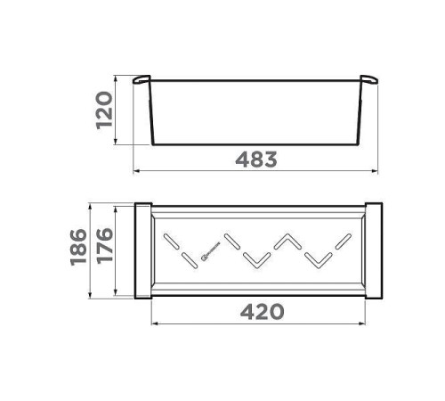 Коландер Omoikiri CO-04-IN нержавеющая сталь 4999022