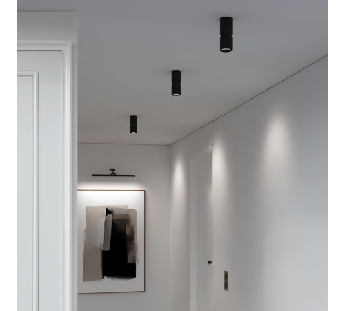 Светильник потолочный светодиодный 12W 4000К чёрный 25048/LED