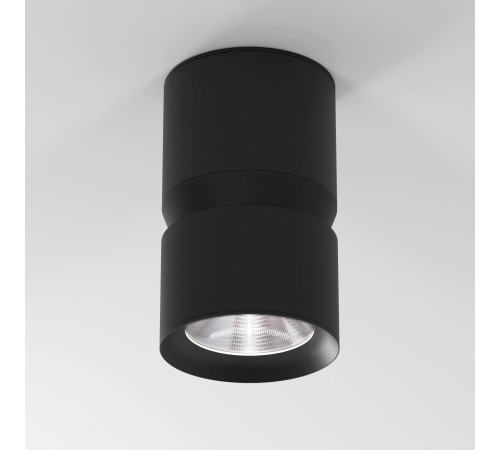 Светильник потолочный светодиодный 12W 4000К чёрный 25049/LED